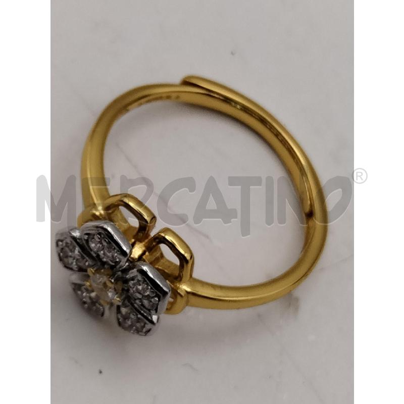 ANELLO D 18.4 FUSION DOR SOLIT MARGHERITA PAVE | Mercatino dell'Usato Roma talenti 5