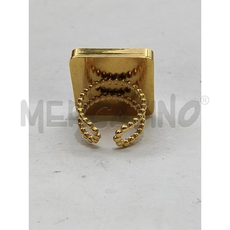ANELLO D 293A DOR MATTONELLA CER FIORE COL  | Mercatino dell'Usato Roma talenti 3