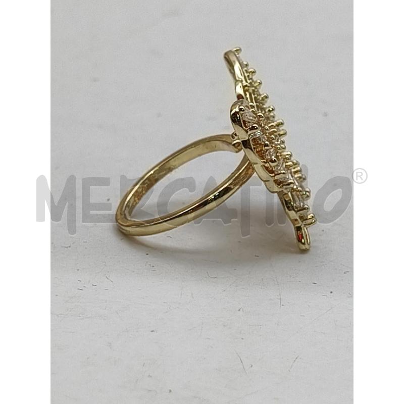 ANELLO D 310B  FARFALLA DOR PAVE BIA  | Mercatino dell'Usato Roma talenti 2