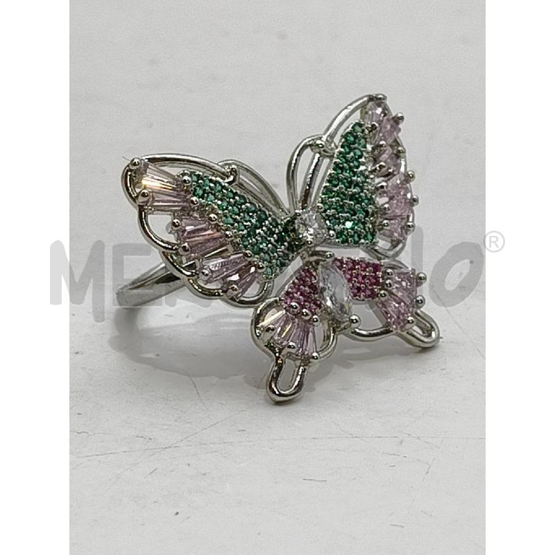 ANELLO D 310C FARFALLA PAVE ROSA VER | Mercatino dell'Usato Roma talenti 2
