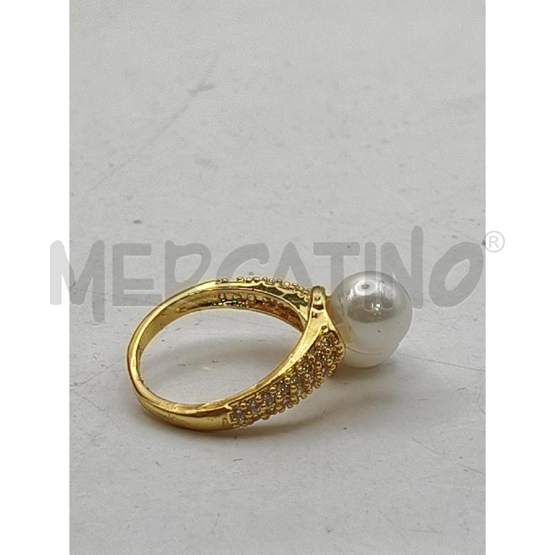 ANELLO D 340B DOR CONTRARIE PERLE  | Mercatino dell'Usato Roma talenti 2