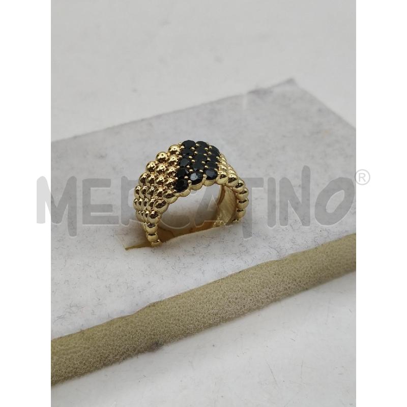 ANELLO D 342T FASCIA DOR PALLINI CENTR NE  | Mercatino dell'Usato Roma talenti 1