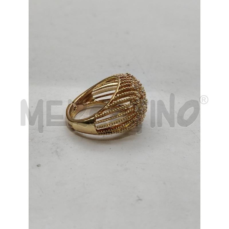 ANELLO D 365B MAXI RIALZ PALLINI STRASS BIA | Mercatino dell'Usato Roma talenti 2
