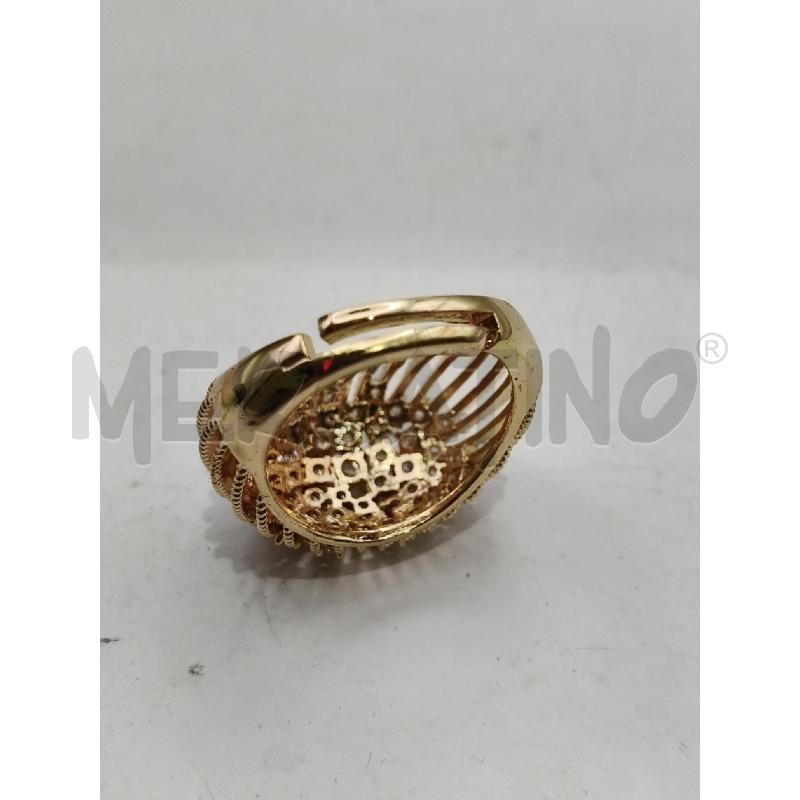 ANELLO D 365B MAXI RIALZ PALLINI STRASS BIA | Mercatino dell'Usato Roma talenti 4