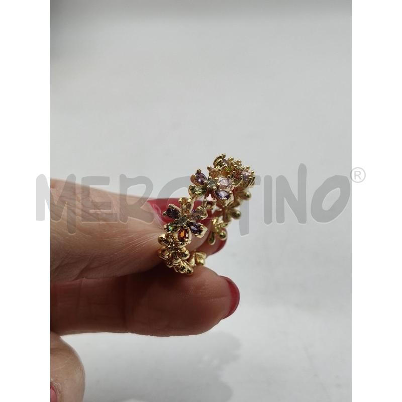 ANELLO D 371F FASCIA FIOREL DOR PIE COL  | Mercatino dell'Usato Roma talenti 3