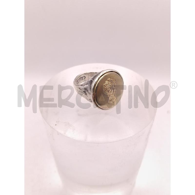 ANELLO D ALCOZER TONDO STEMMA DOR  | Mercatino dell'Usato Roma talenti 1
