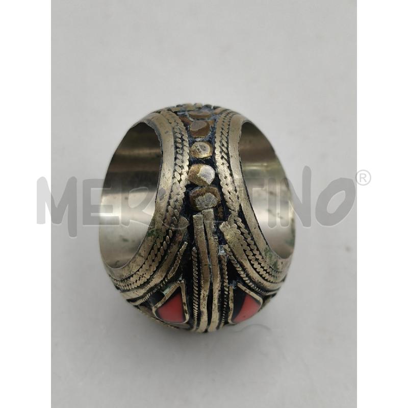 ANELLO D ETNICO MAXI TONDO COR TURCHESE | Mercatino dell'Usato Roma talenti 4