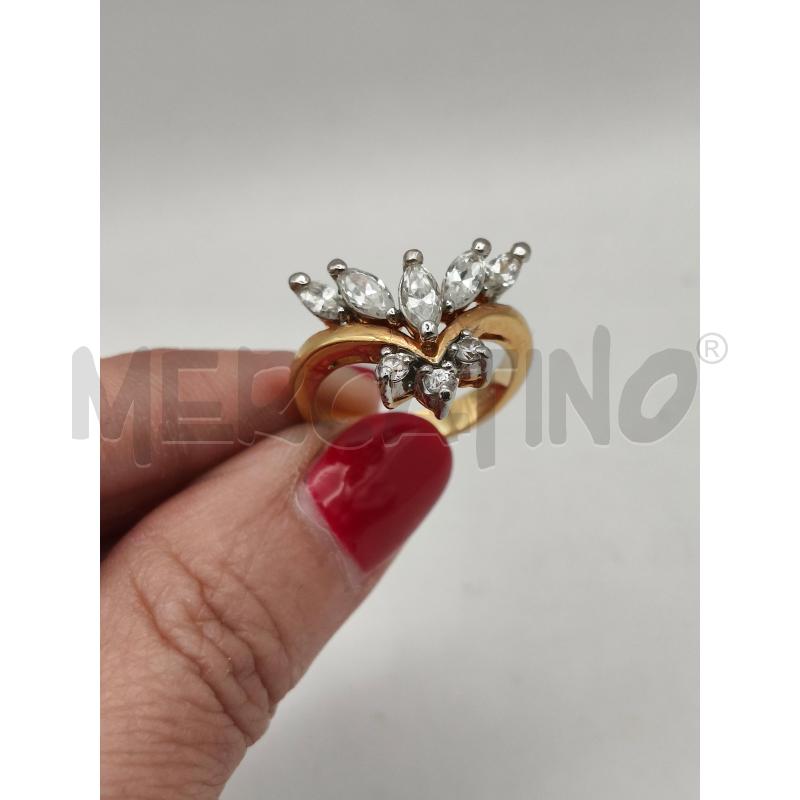ANELLO D FUSIN DOR V PIETRE BIA SEME | Mercatino dell'Usato Roma talenti 1