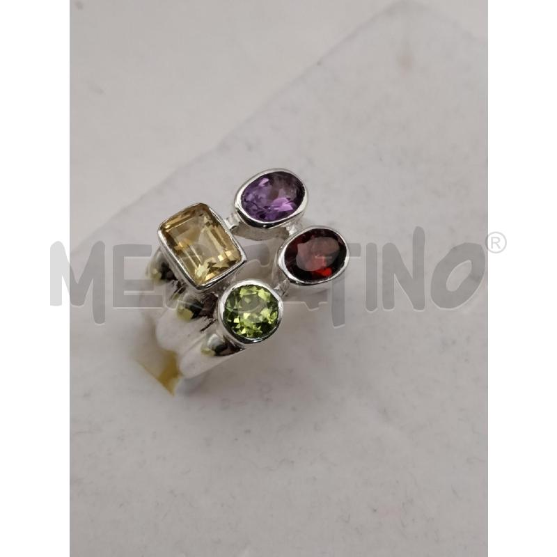 ANELLO D FUSION 4 PIETRE COL VARIE FORME | Mercatino dell'Usato Roma talenti 1