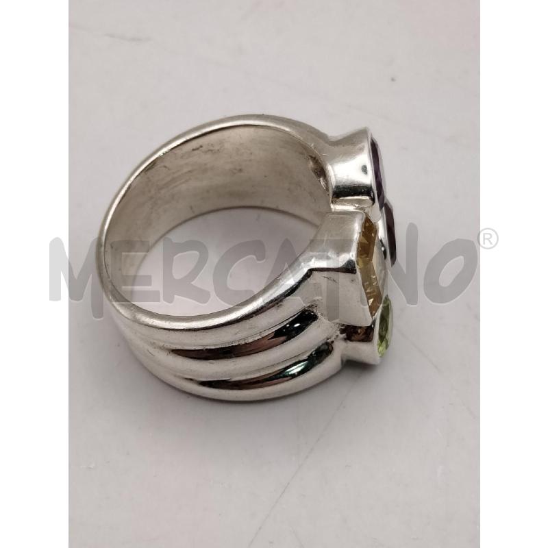 ANELLO D FUSION 4 PIETRE COL VARIE FORME | Mercatino dell'Usato Roma talenti 2