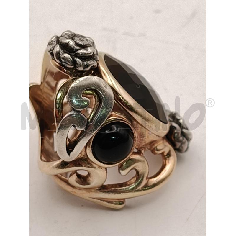 ANELLO D FUSION BICOLOR RICCIOLI ONICE  | Mercatino dell'Usato Roma talenti 5