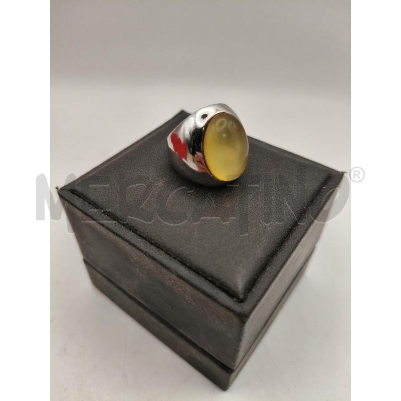 ANELLO D FUSION BOM PIETRA OVALE GIALLA | Mercatino dell'Usato Roma talenti 1