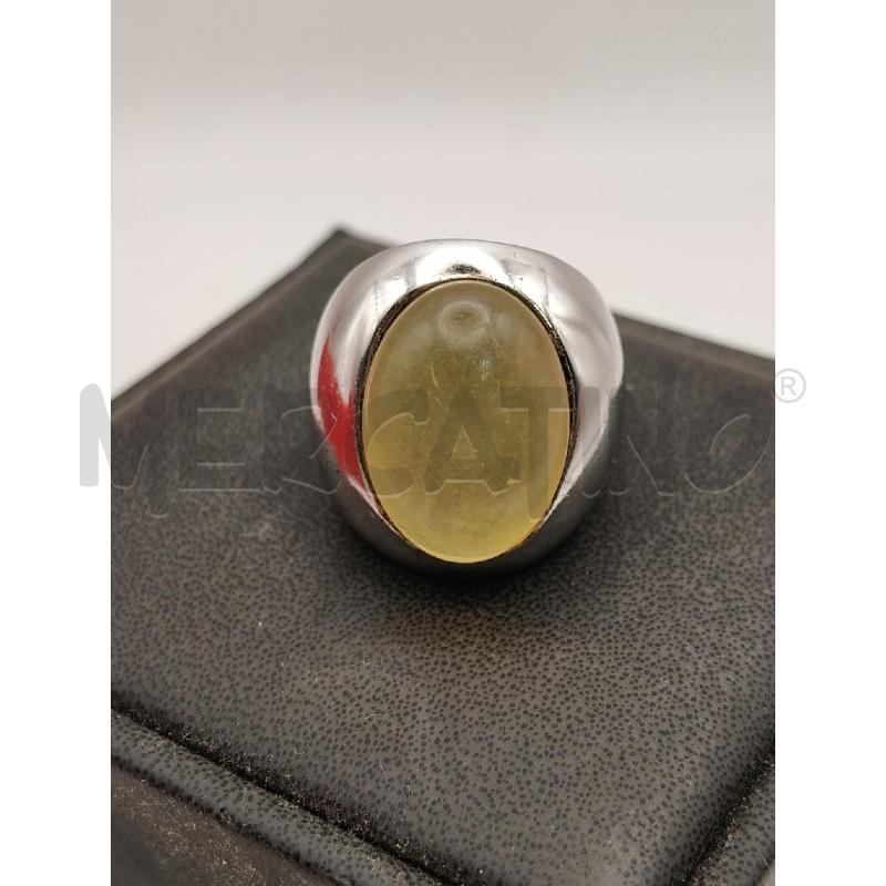 ANELLO D FUSION BOM PIETRA OVALE GIALLA | Mercatino dell'Usato Roma talenti 2