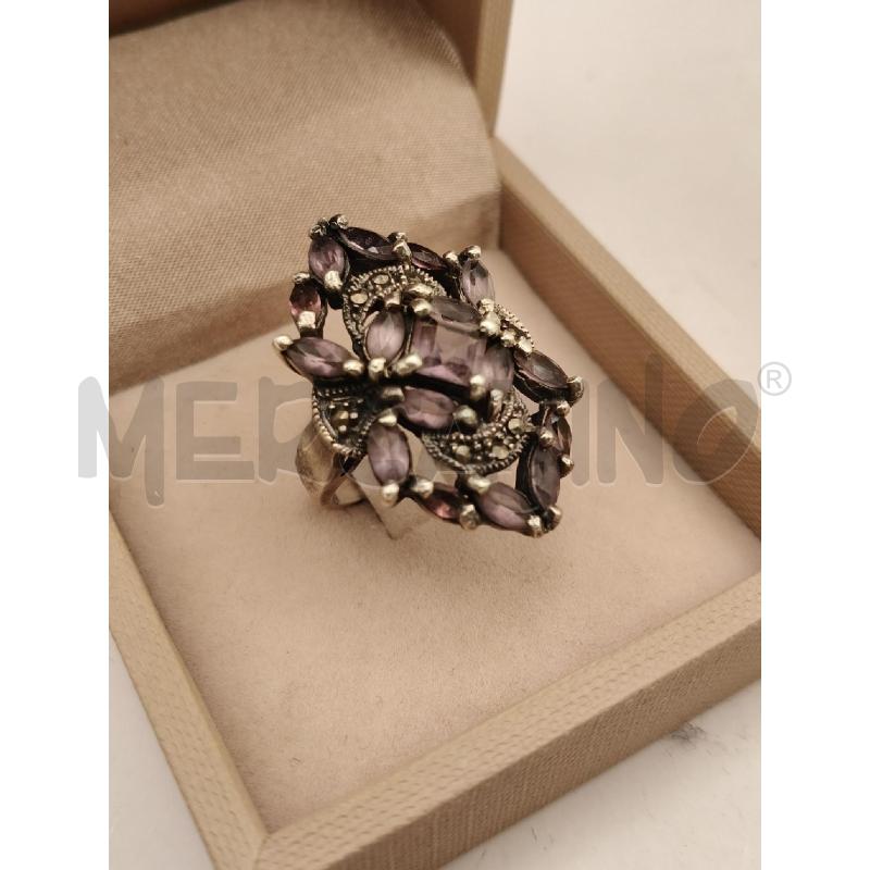 ANELLO D FUSION MAXI ROMBO PIE LILLA SEMI  | Mercatino dell'Usato Roma talenti 1