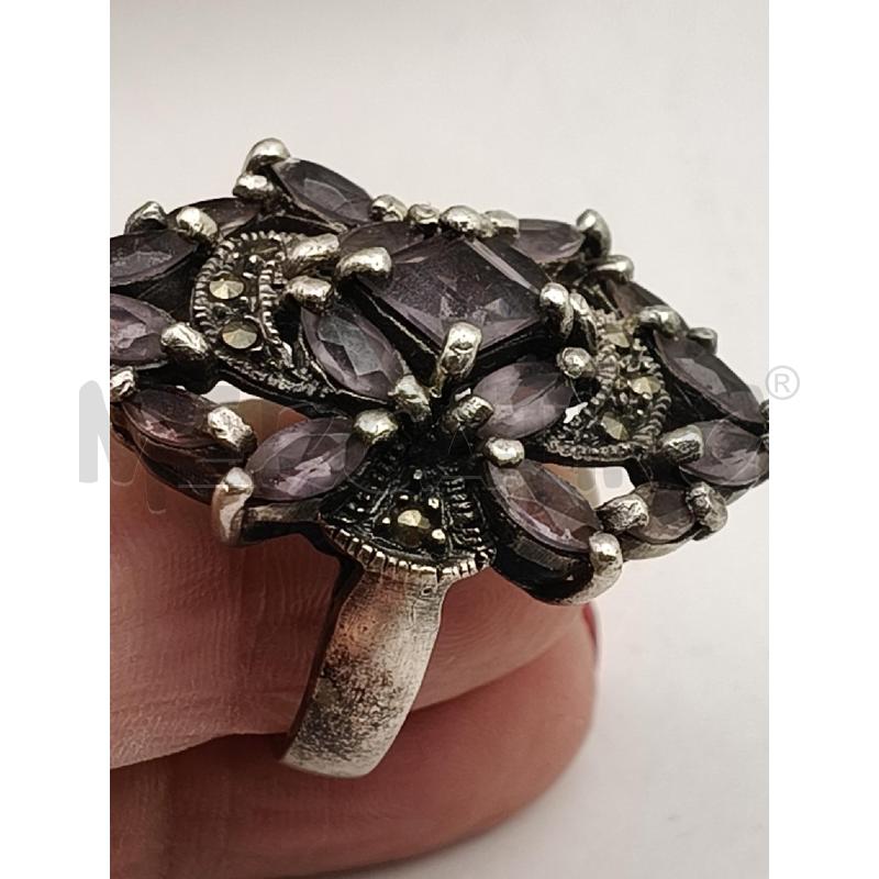 ANELLO D FUSION MAXI ROMBO PIE LILLA SEMI  | Mercatino dell'Usato Roma talenti 2