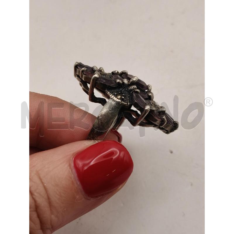 ANELLO D FUSION MAXI ROMBO PIE LILLA SEMI  | Mercatino dell'Usato Roma talenti 4
