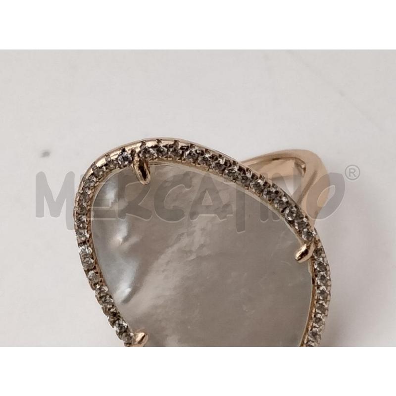 ANELLO D FUSION PAVE MADREPERLA CORNICE STRASS | Mercatino dell'Usato Roma talenti 3