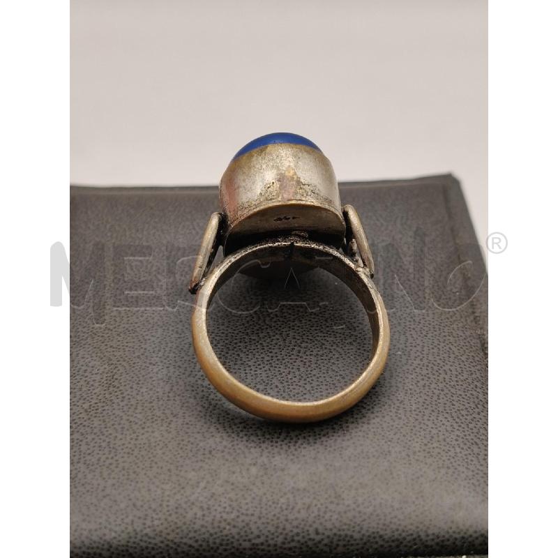ANELLO D FUSION PIETRA OVALE BLU  | Mercatino dell'Usato Roma talenti 3