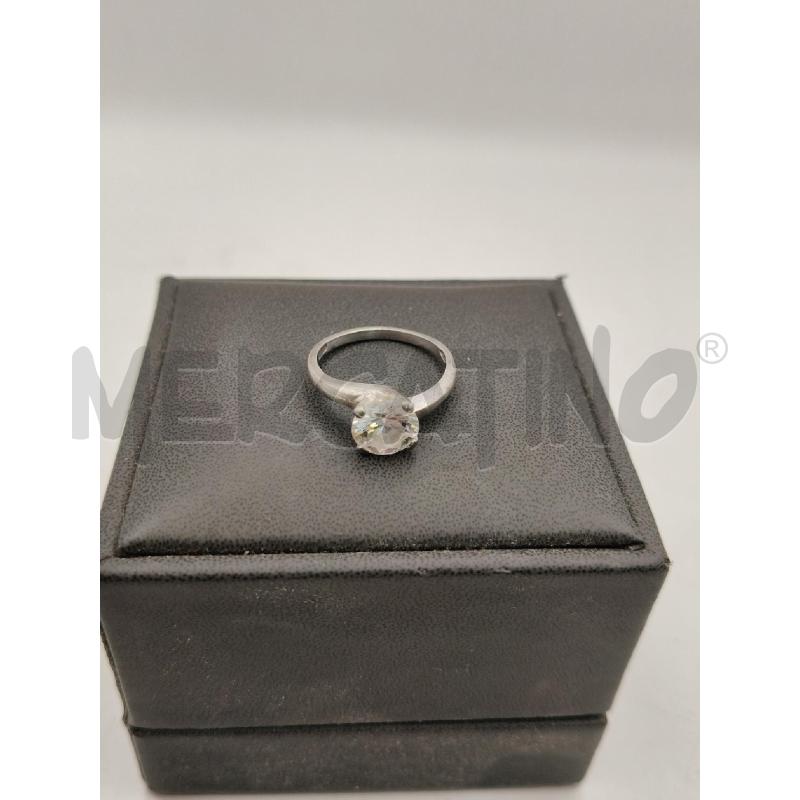 ANELLO D FUSION SOLITARIO TONDO GRIFFE | Mercatino dell'Usato Roma talenti 1