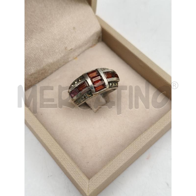 ANELLO D FUSIO FASCIA BOM STRASS PIE BAG ROSSO | Mercatino dell'Usato Roma talenti 1