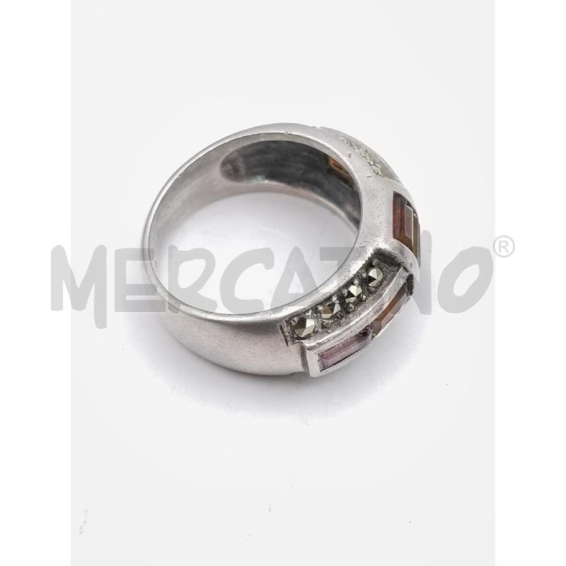 ANELLO D FUSIO FASCIA BOM STRASS PIE BAG ROSSO | Mercatino dell'Usato Roma talenti 2