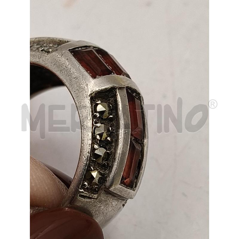 ANELLO D FUSIO FASCIA BOM STRASS PIE BAG ROSSO | Mercatino dell'Usato Roma talenti 4