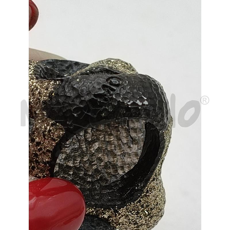 ANELLO D KMO PARIS MAXI SQUARE PUNTINATO ORO  | Mercatino dell'Usato Roma talenti 3