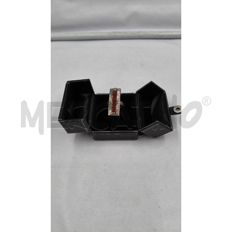 ANELLO D ULTIMA EDIZIONE FUSION RETT PIETRINE MARRONI | Mercatino dell'Usato Roma talenti 1