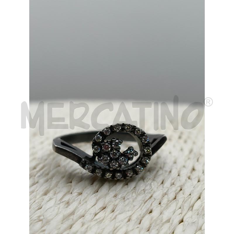 ANELLO FUSION VORTICE STRASS | Mercatino dell'Usato Roma talenti 4