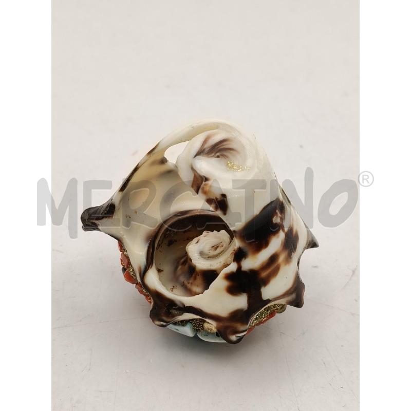 ANELLO MAXI CONCHIGLIA SCAGLIETTE COR TIURCH GLITTER ORO  | Mercatino dell'Usato Roma talenti 4