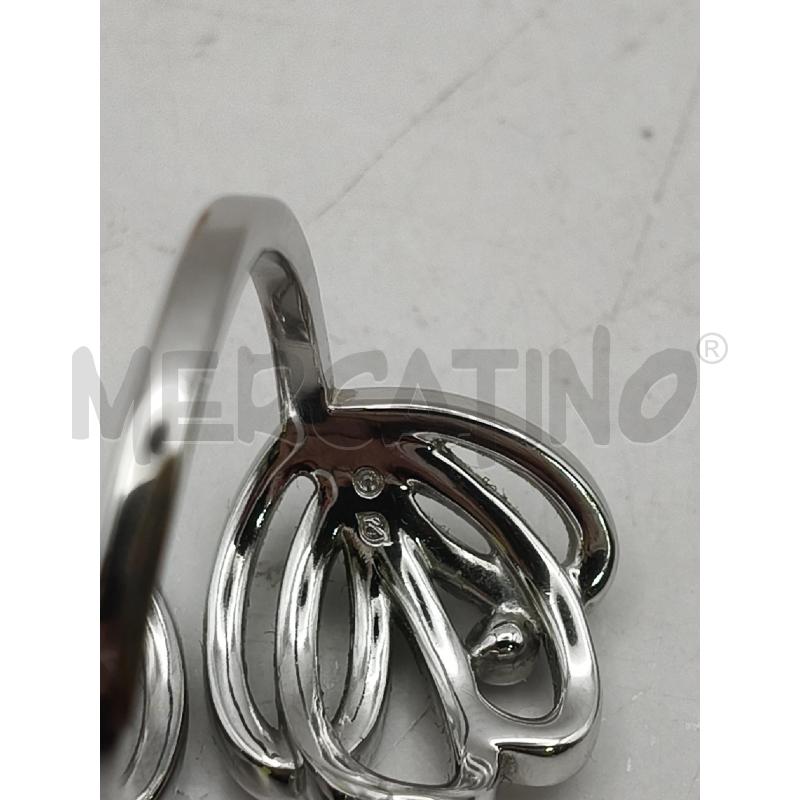 ANELLO SWAROVSKI CONTRARIE FOGLIE PAVE PASTELLO  | Mercatino dell'Usato Roma talenti 5