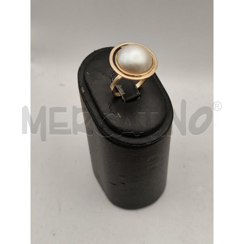 ANELLO TONDO DOR PERLA  | Mercatino dell'Usato Roma talenti 1