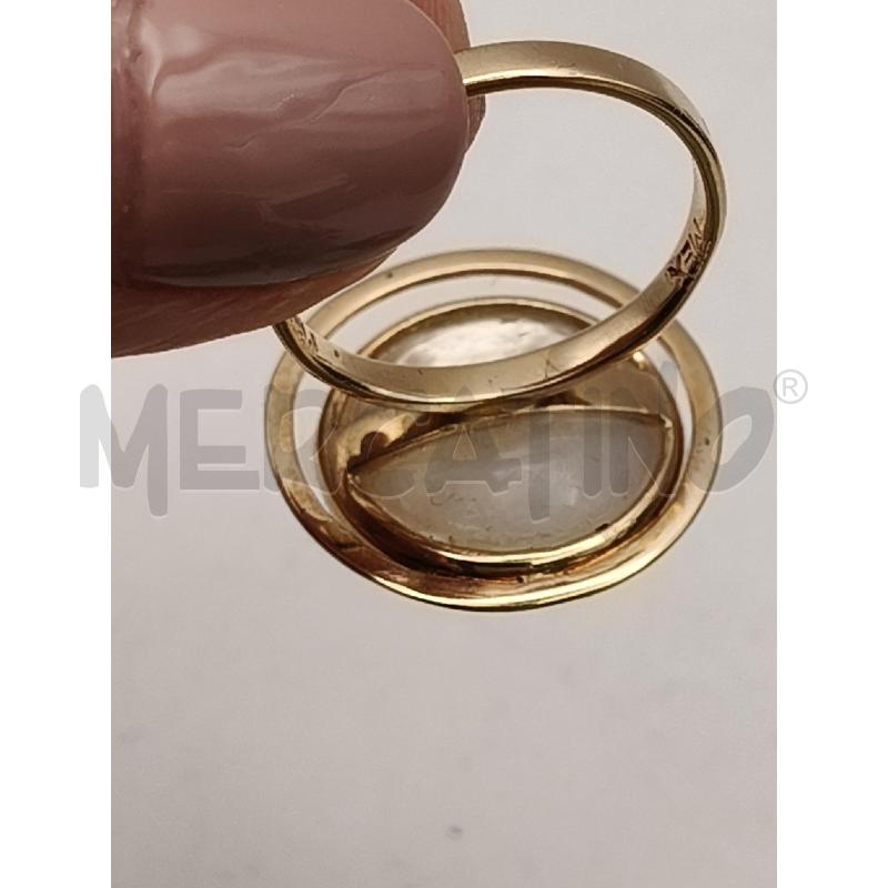 ANELLO TONDO DOR PERLA  | Mercatino dell'Usato Roma talenti 3