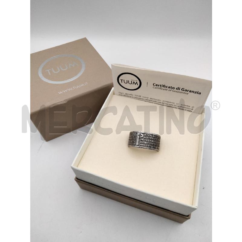 ANELLO UOMO TUUM FASCIA PREGHIERA  | Mercatino dell'Usato Roma talenti 1