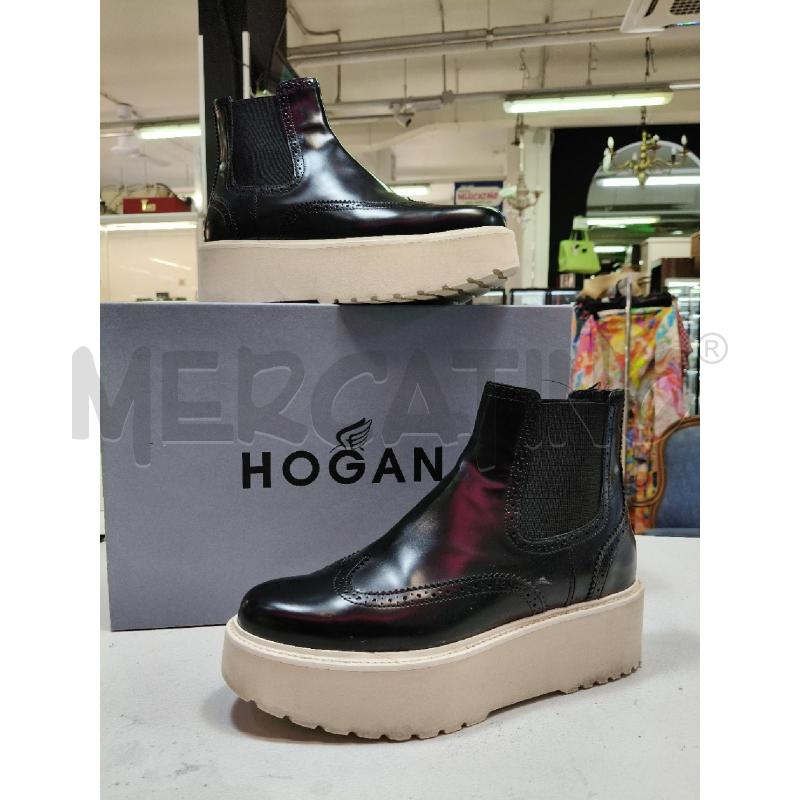 ANFIBI HOGAN NERO DUILIO PLATFORM BEIGE  | Mercatino dell'Usato Roma talenti 1