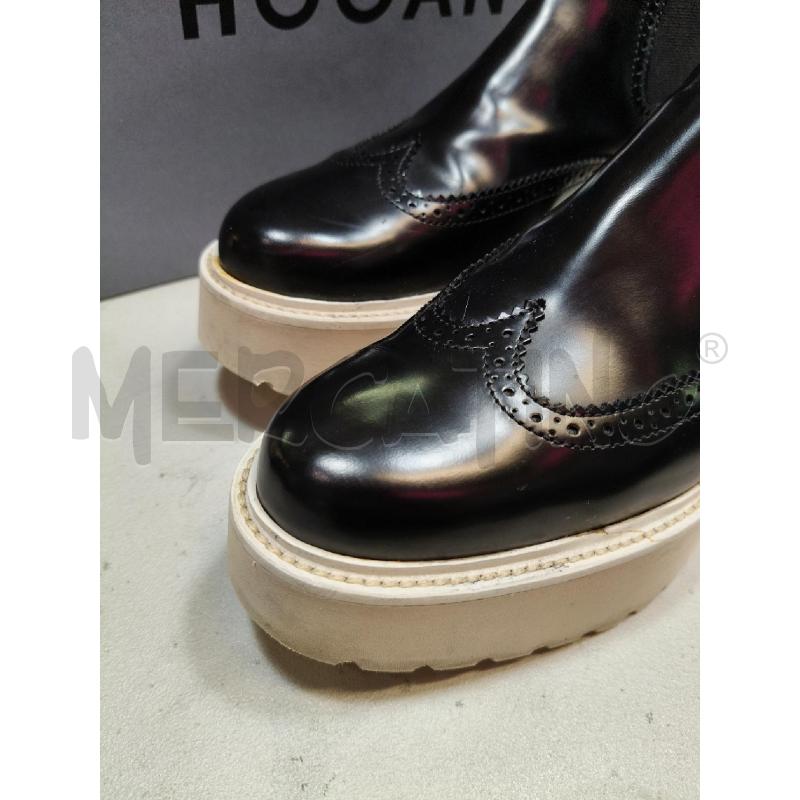 ANFIBI HOGAN NERO DUILIO PLATFORM BEIGE  | Mercatino dell'Usato Roma talenti 3