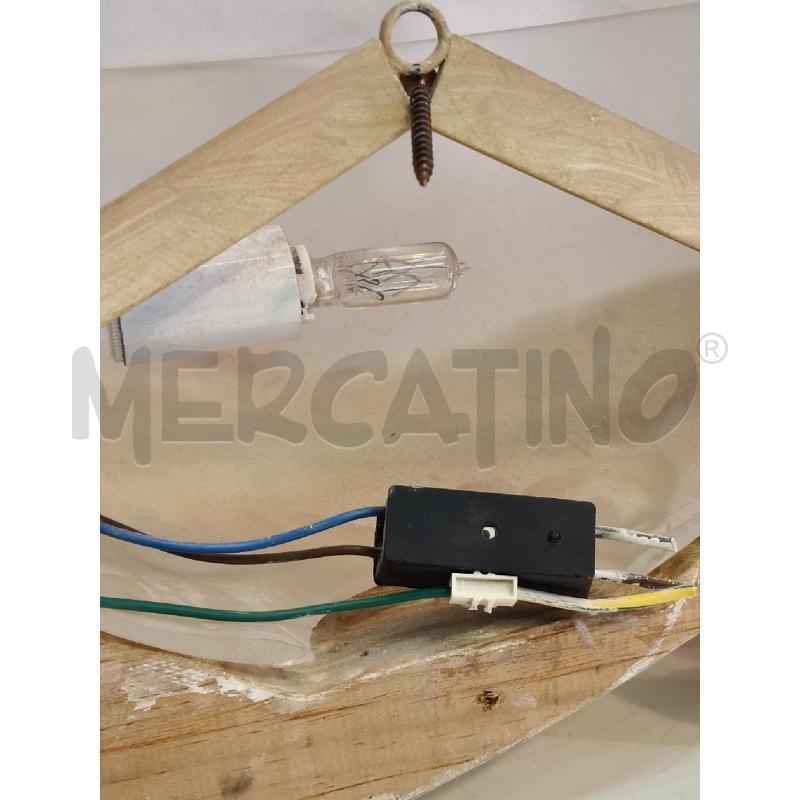 APPLIQUE COPPIA FIOCCO LEGNO DOR  | Mercatino dell'Usato Roma talenti 3