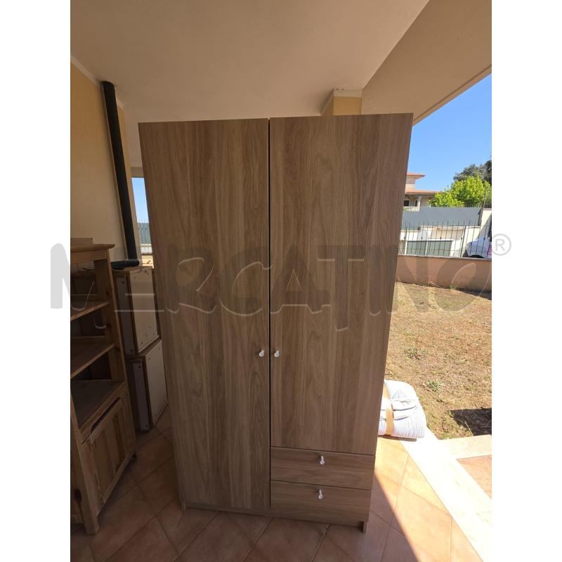 ARMADIO BASSO 2ANTE C/LEGNO 2C | Mercatino dell'Usato Roma talenti 1