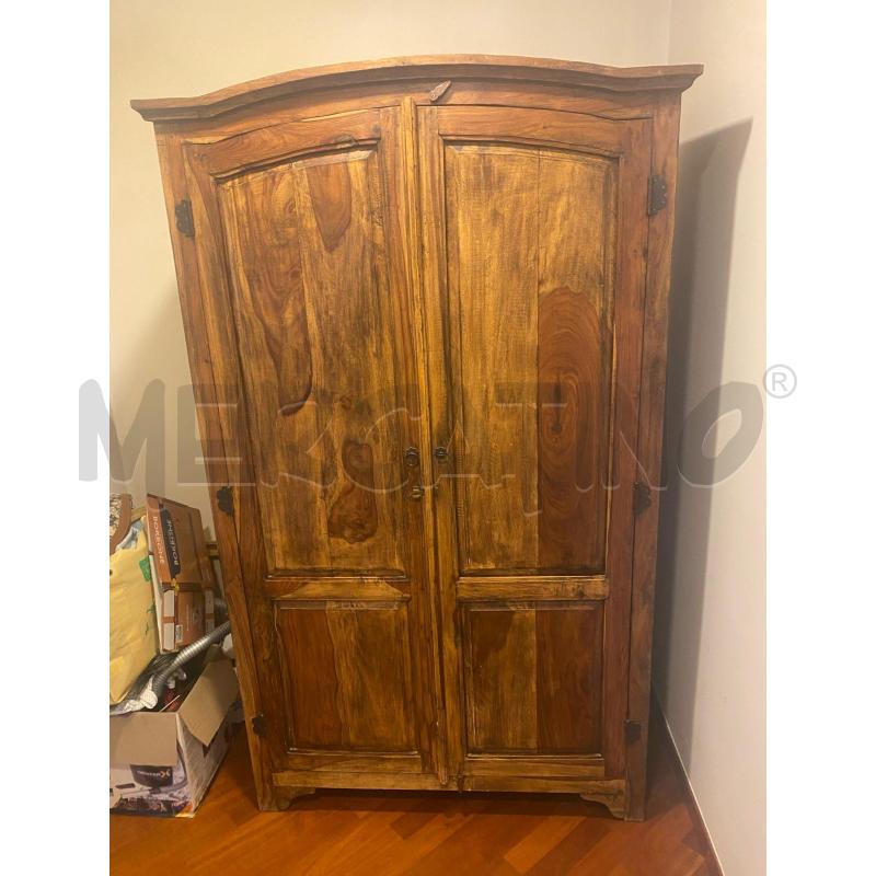 ARMADIO BASSO 2ANTE LEGNO TEAK | Mercatino dell'Usato Roma talenti 1