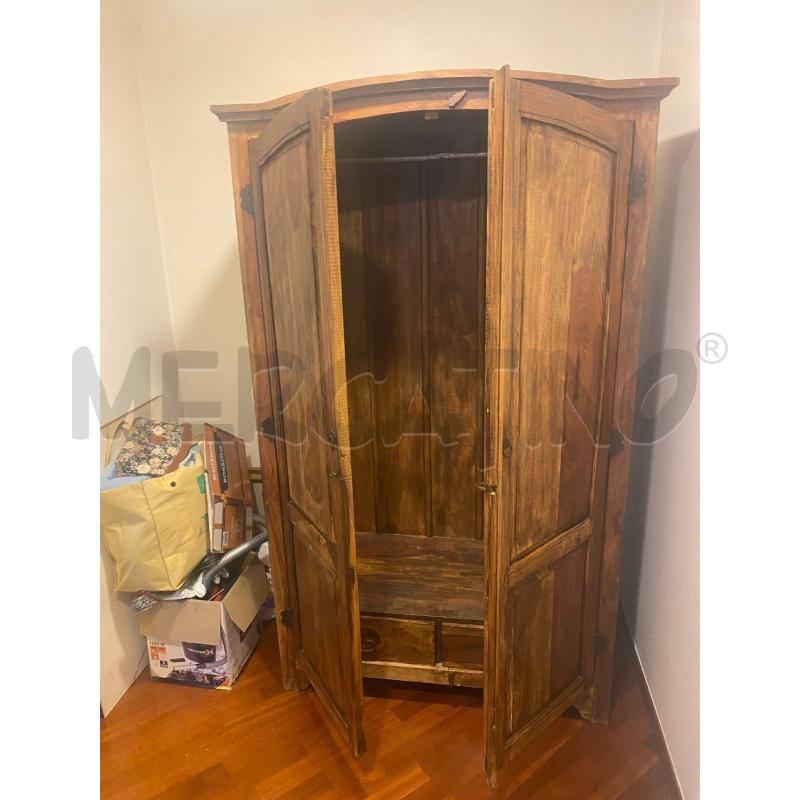 ARMADIO BASSO 2ANTE LEGNO TEAK | Mercatino dell'Usato Roma talenti 2