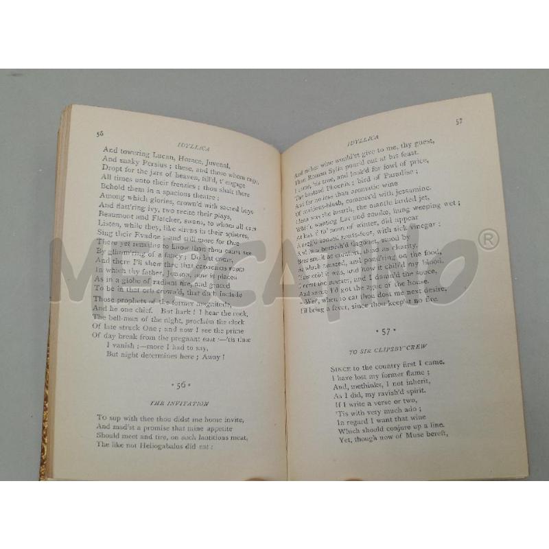 A SELECTION FROM THE LYRICAL POEMS OF ROBERT HERRICK | Mercatino dell'Usato Roma talenti 4