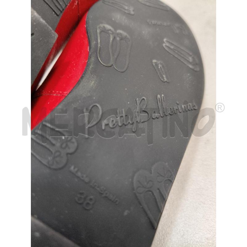 BALLERINA PRETTY BALLERINAS ROSSO VERN FIOCCO CORDONCINO | Mercatino dell'Usato Roma talenti 4
