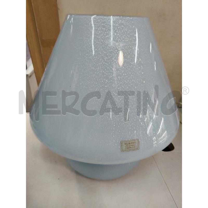 BASE LAMPADA MURANO AZZURRA | Mercatino dell'Usato Roma talenti 1