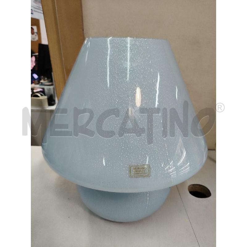 BASE LAMPADA MURANO AZZURRA | Mercatino dell'Usato Roma talenti 3