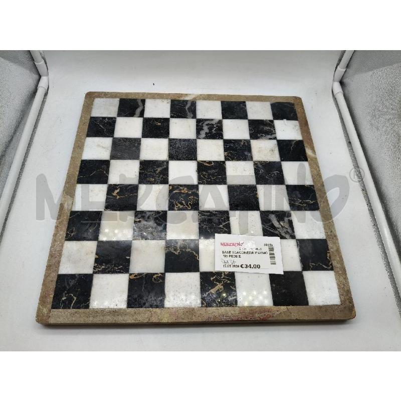 BASE SCACCHIERA MARMO NO PEDINE | Mercatino dell'Usato Roma talenti 1