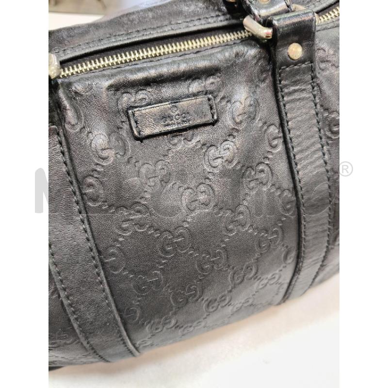 BAULETTO GUCCI PELLE GUCCISSIMA NERO FOD INT MORSI VERDE | Mercatino dell'Usato Roma talenti 4