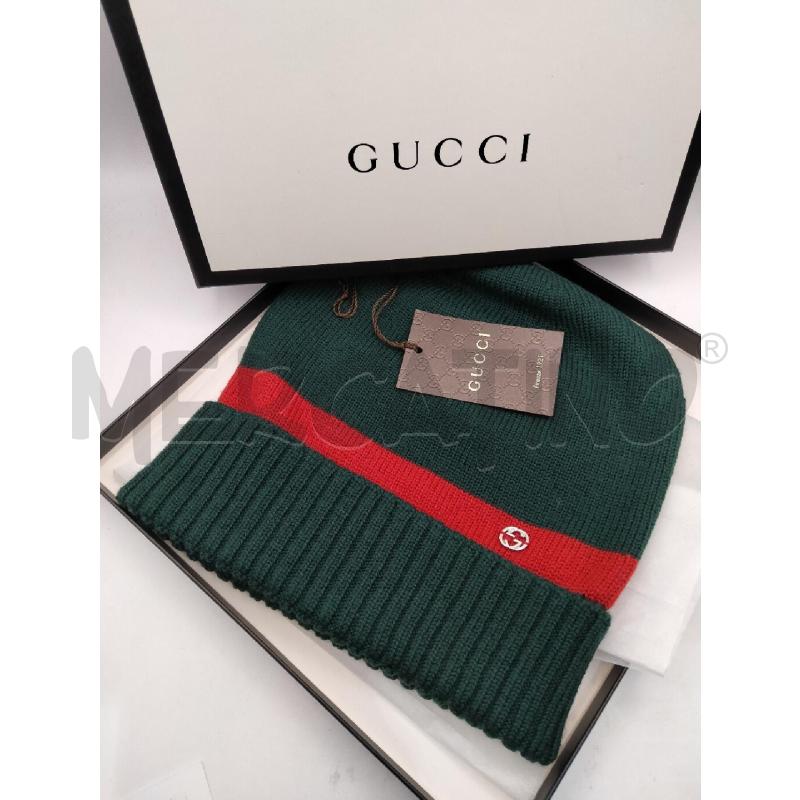 BERRETTO GUCCI  VERDE BANDA ROSSA  | Mercatino dell'Usato Roma talenti 1
