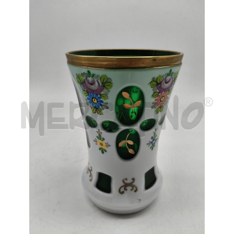 BICCHIERE BIEDERMEIER VERDE | Mercatino dell'Usato Roma talenti 1