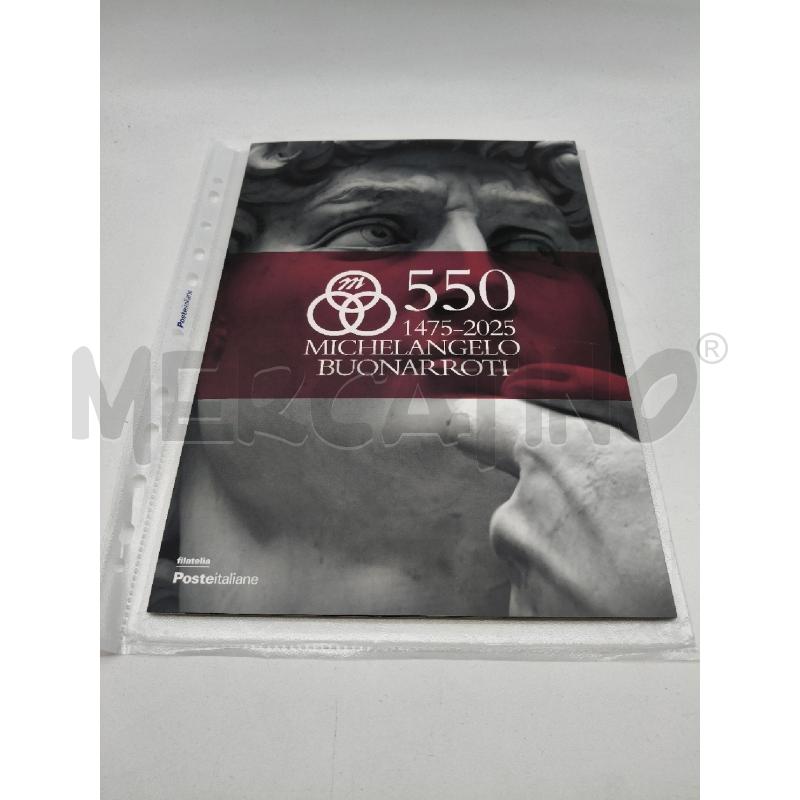 BLISTER 550 MICHELANGELO BUONARROTI 1475-2025 | Mercatino dell'Usato Roma talenti 1