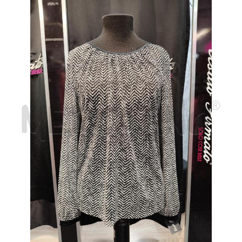 BLUSA DONNA PENNY BLACK VELO ZIGZAG CANOTTA INTER | Mercatino dell'Usato Roma talenti 1
